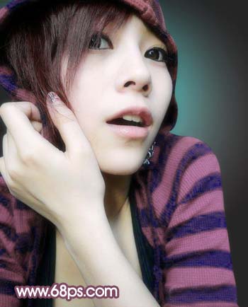 Photoshop调出MM照片