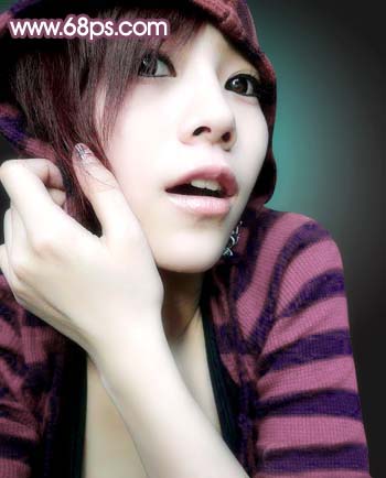 Photoshop调出MM照片