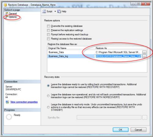 SQL Server数据库完整迁移