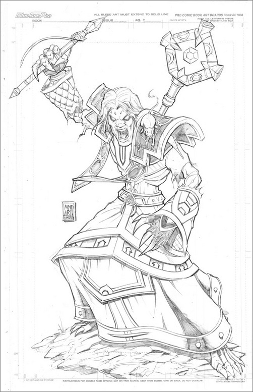 魔兽世界暴雪官方玩家插画大图赏