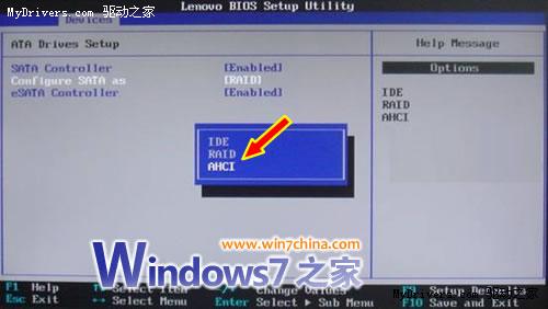 不用重装系统 Windows 7直接开启AHCI