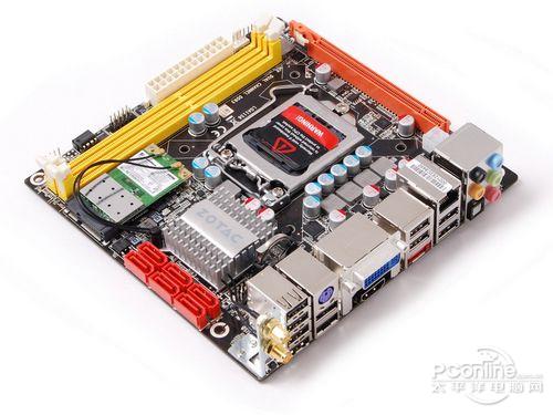 索泰 h55-itx wifi索泰 h55-itx wifi的整体尺寸仅有17cm×17cm,面积